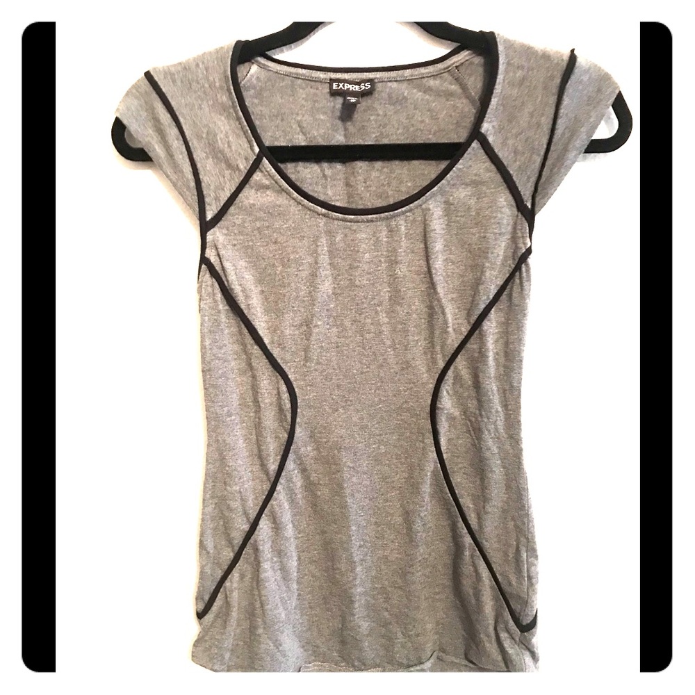 Express Gray Top